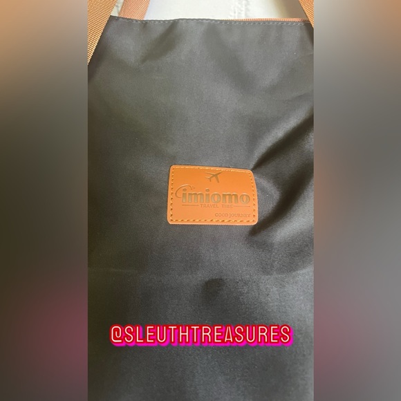 NWOT Travel Gym Duffel Bag Weekender Bags Large Tote Overnight Imiomo Black 2 PC - Picture 5 of 9